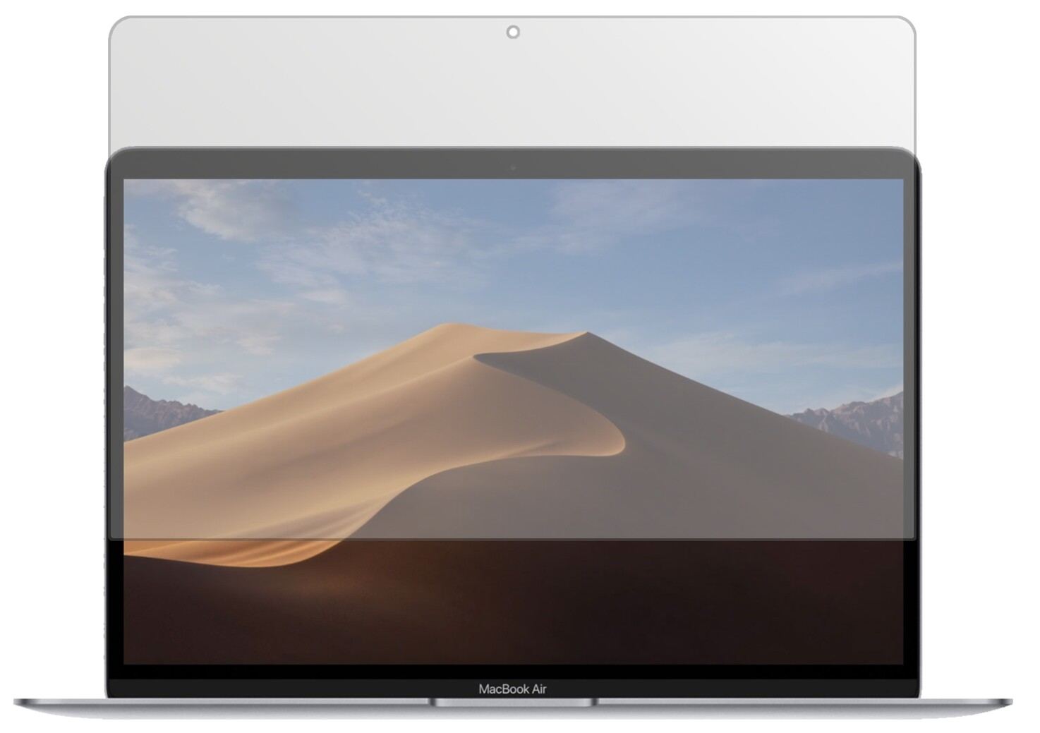 2x Schutzfolie matt für Apple MacBook Air 13 Zoll  (2)