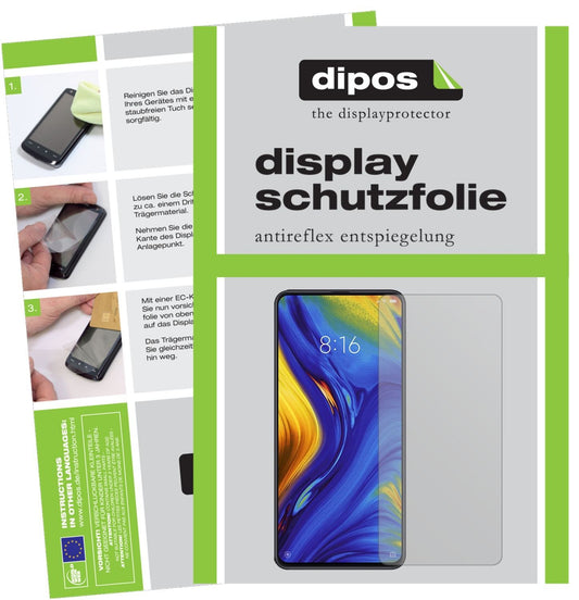 2x Schutzfolie matt für Xiaomi Mi Mix 3 Display-Sc (1)