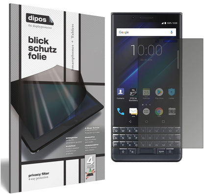 Blickschutzfolie für Blackberry Key 2 LE matt Schu (2)