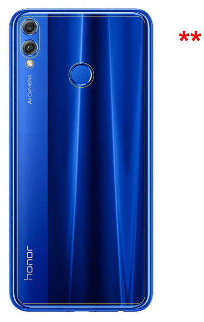 1x 9H Schutzfolie matt für Honor 8X Rückseite Panz (9)