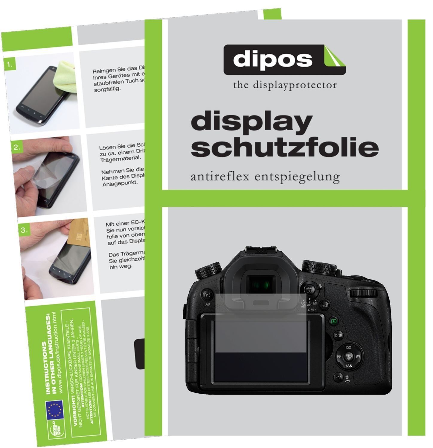 6x Schutzfolie matt für Panasonic LUMIX DMC-FZ1000 (1)