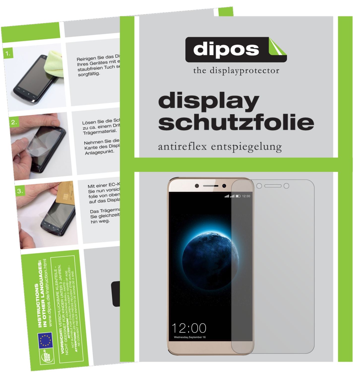 2x Schutzfolie matt für Leagoo T8s Display-Schutzf (1)