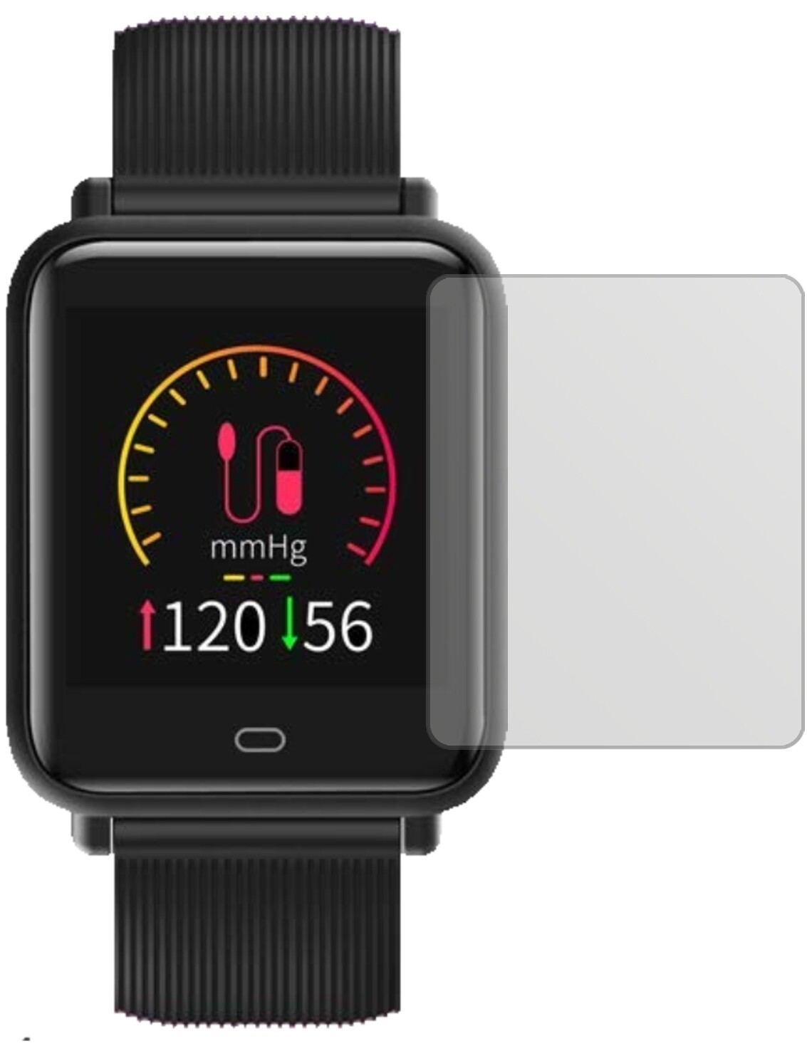 6x Schutzfolie matt für TagoBee TB08 Smartwatch Di (2)