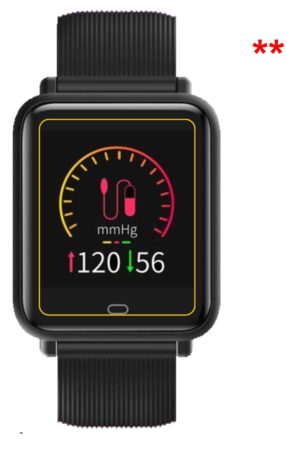 6x Schutzfolie matt für TagoBee TB08 Smartwatch Di (6)