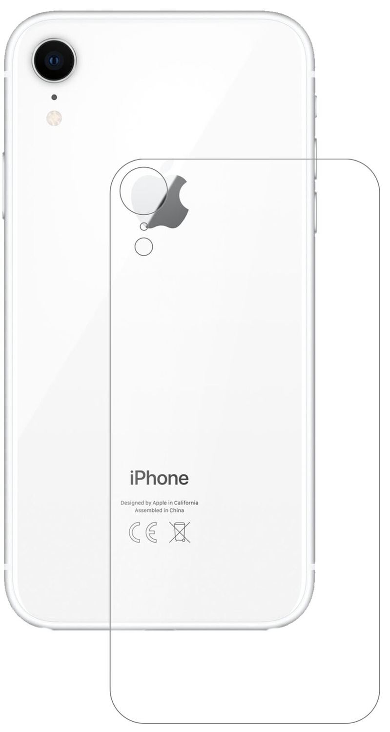 1x 9H Schutzfolie matt für Apple iPhone XR Rücksei (1)