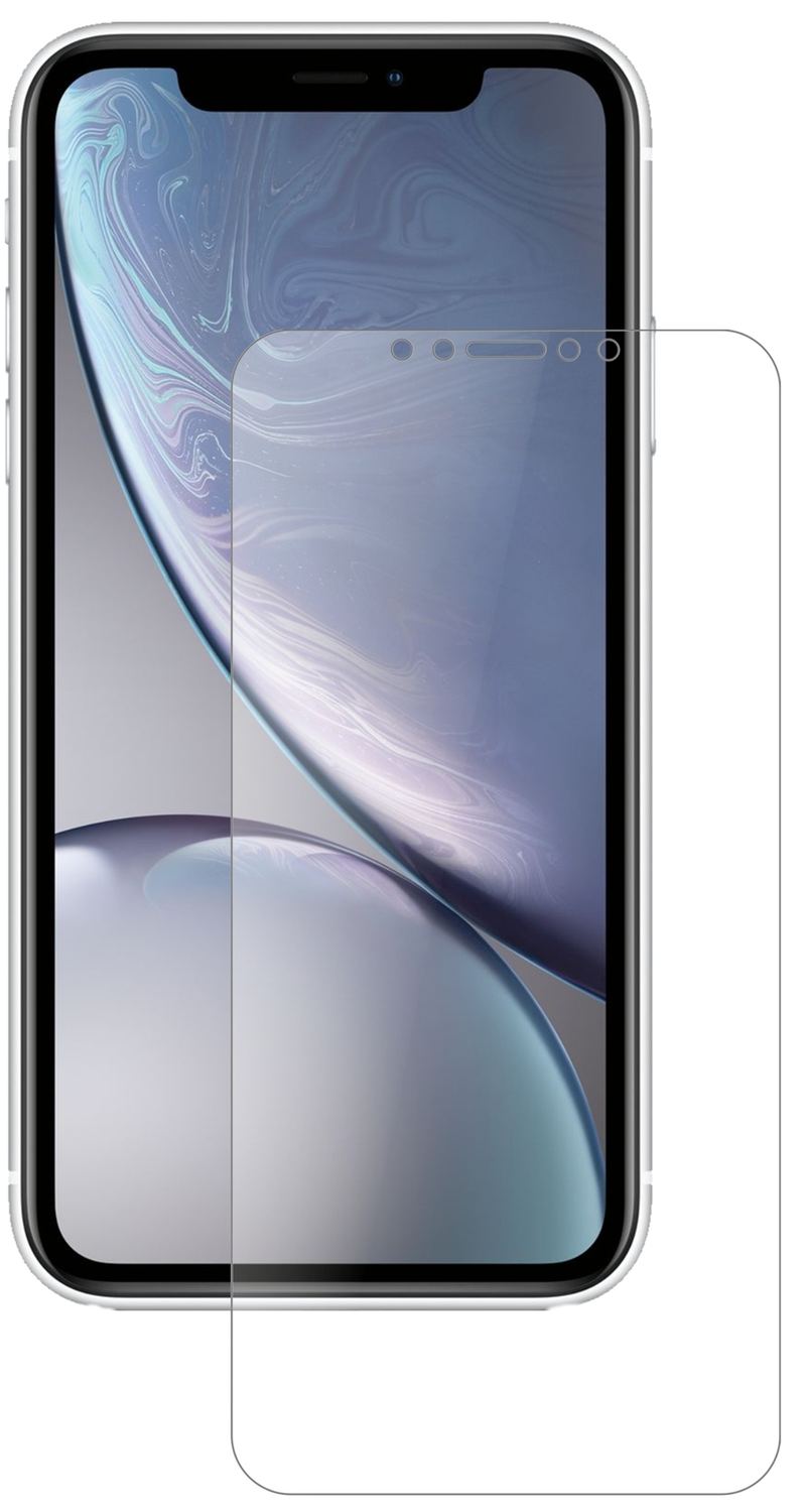 2x 9H Schutzfolie matt für Apple iPhone XR Panzerf (2)
