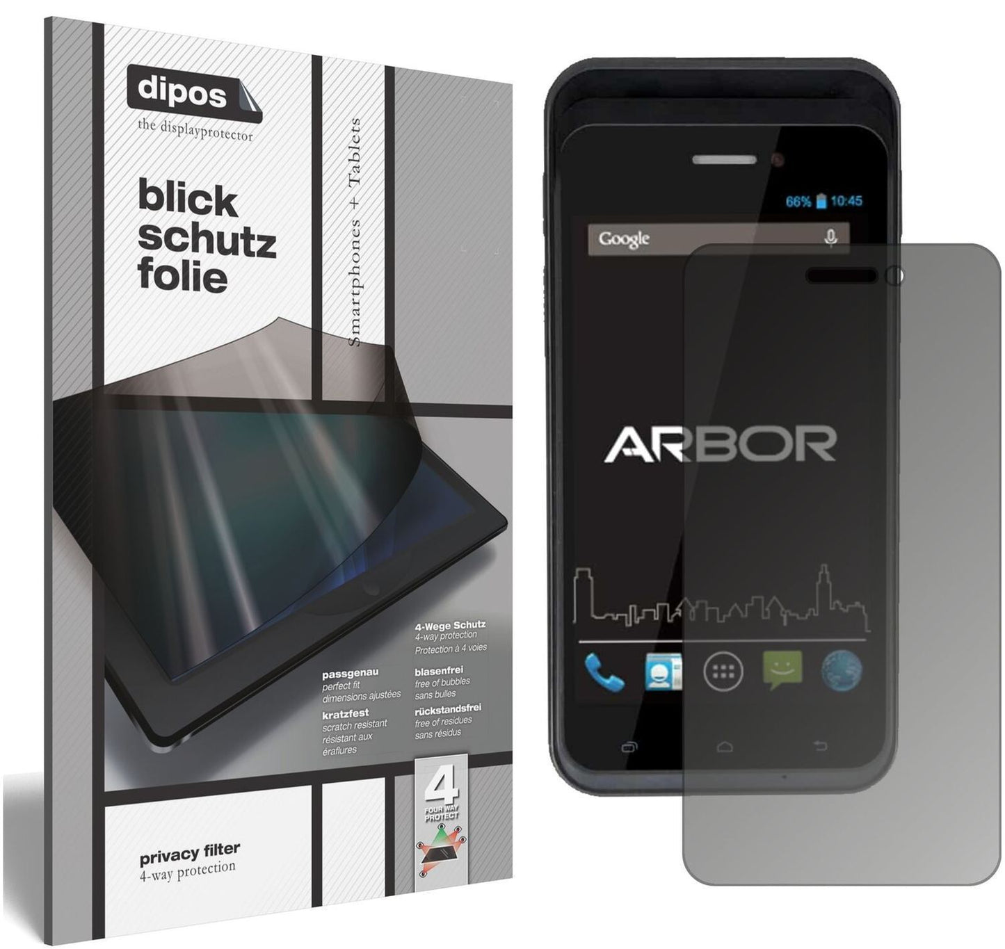 Blickschutzfolie für Arbor Gladius 5 matt Schutzfo (2)
