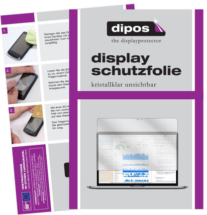 1x Schutzfolie klar für Apple MacBook Pro 13 Zoll  (2)