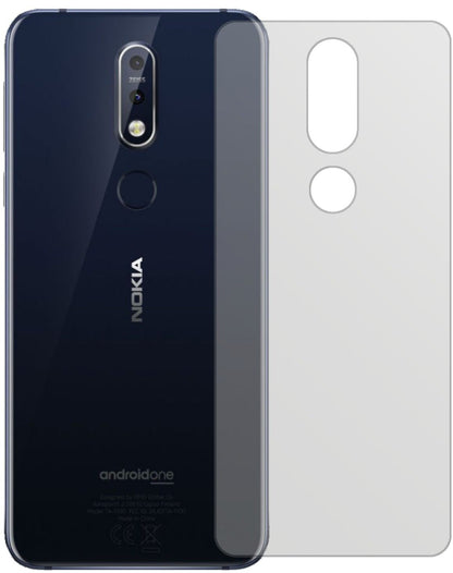 6x Schutzfolie matt für Nokia 7.1 Rückseite Displa (2)