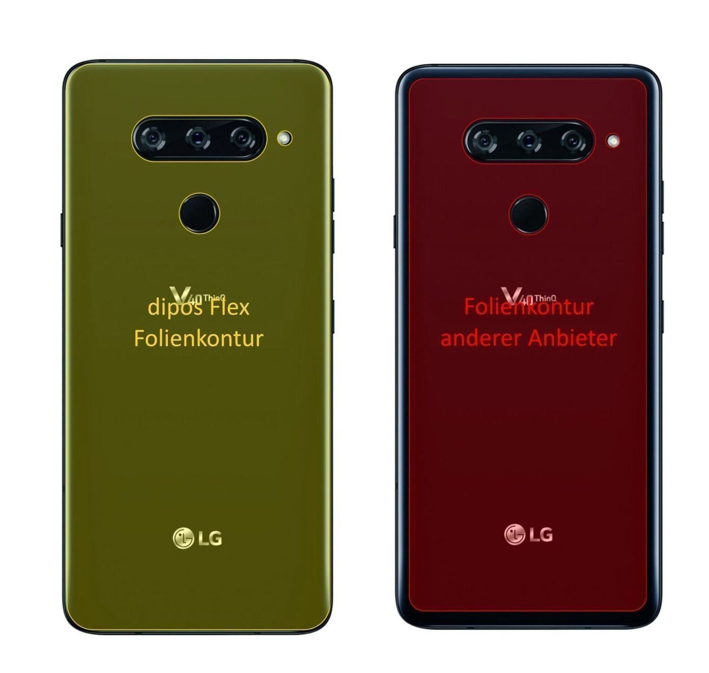 2x 3D Full Cover Schutzfolie für LG V40 ThinQ Rück (1)
