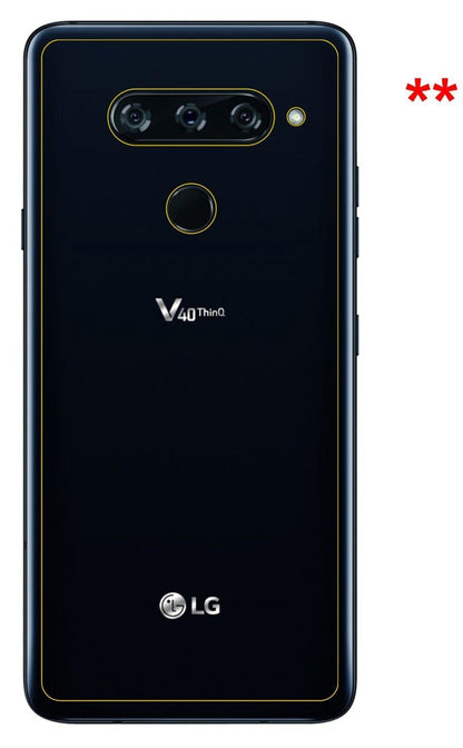 5x Schutzfolie matt für LG V40 ThinQ Rückseite Dis (6)