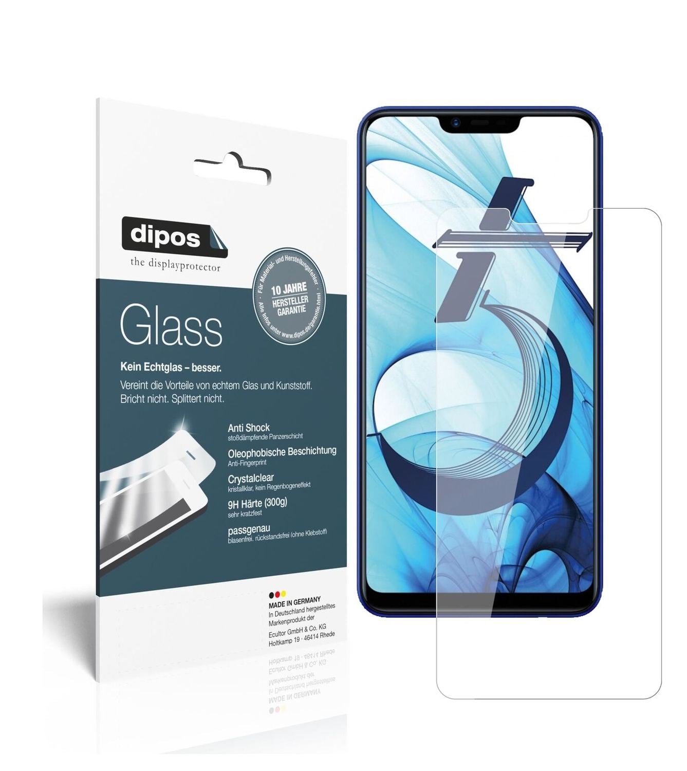 1x 9H Schutzfolie für Oppo AX5 Panzerfolie (2)