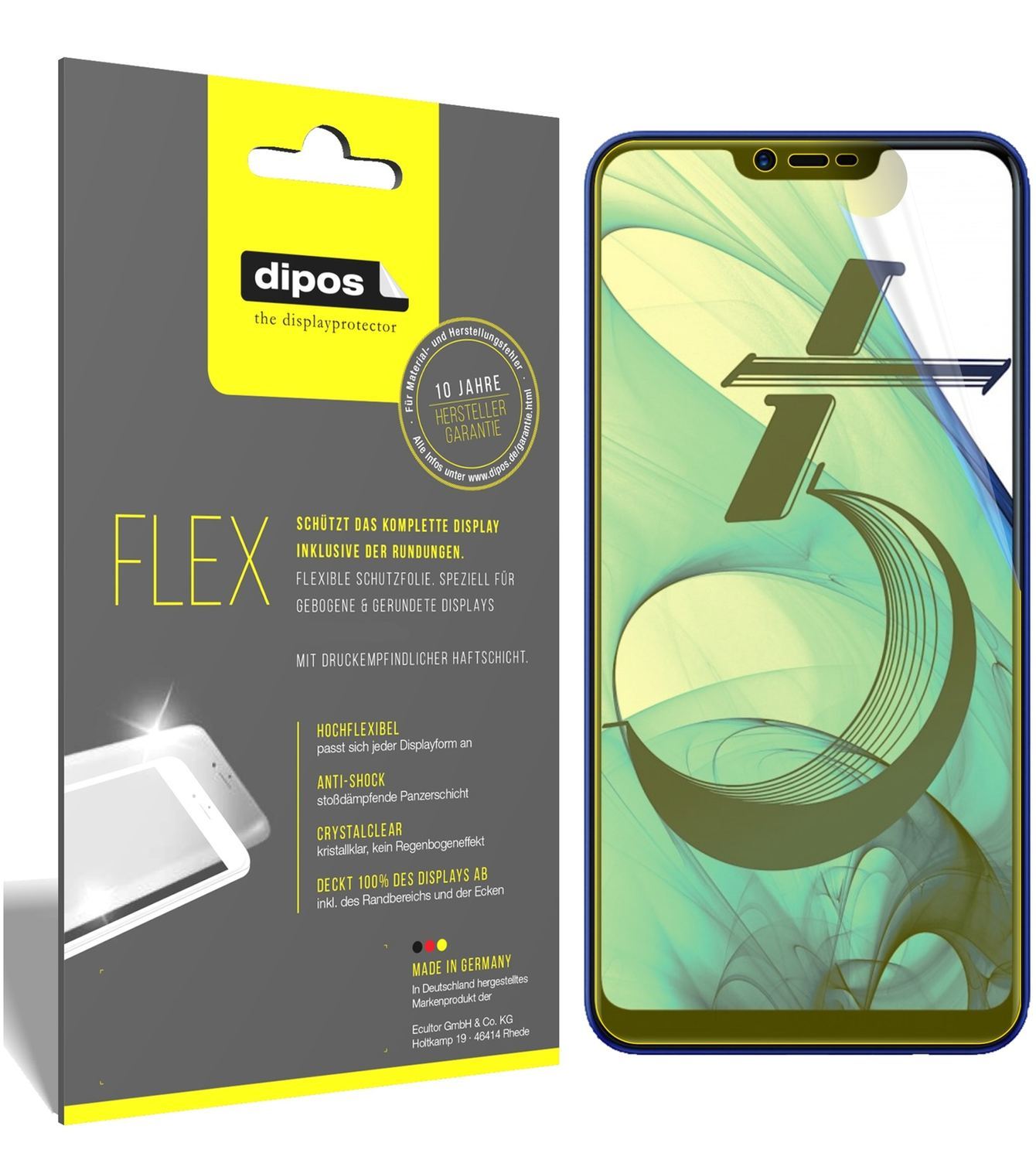 3x 3D Full Cover Schutzfolie für Oppo AX5 (1)