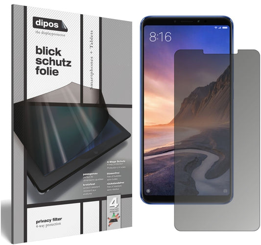 Blickschutzfolie für Xiaomi Mi Max 3 matt Schutzfo (1)