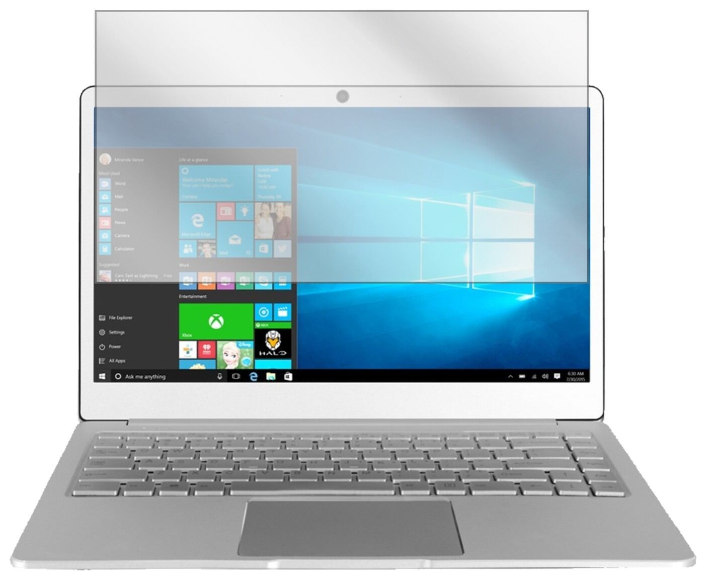 2x Schutzfolie klar für Jumper EZBook X4 Display-S (2)