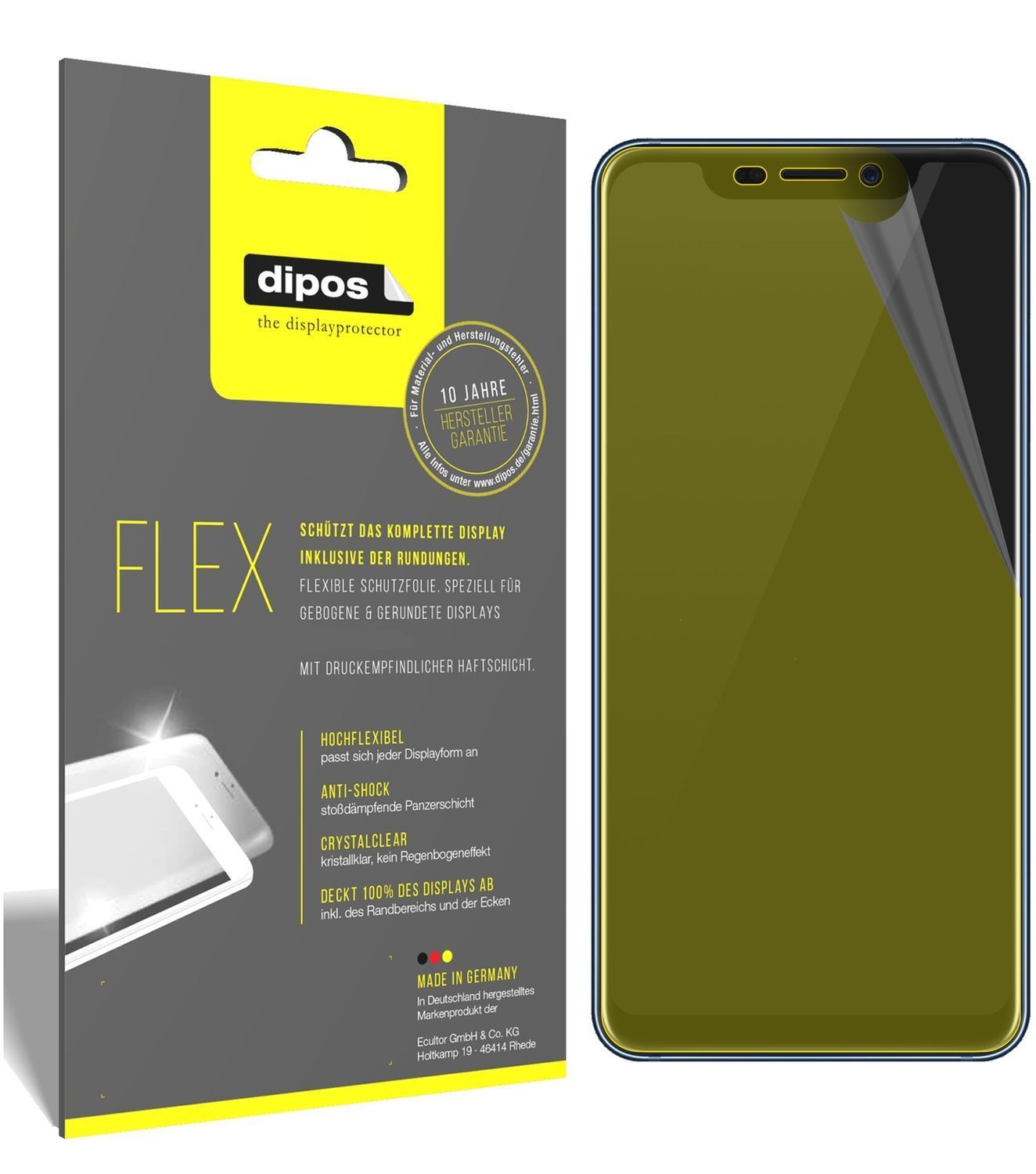 3x 3D Full Cover Schutzfolie für ZTE Axon 9 Pro (1)