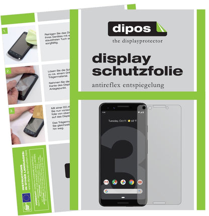 5x Schutzfolie matt für Google Pixel 3 Display-Sch (2)
