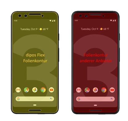 3x 3D Full Cover Schutzfolie für Google Pixel 3 (2)