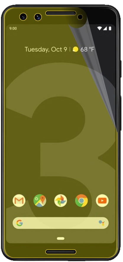 3x 3D Full Cover Schutzfolie für Google Pixel 3 (3)