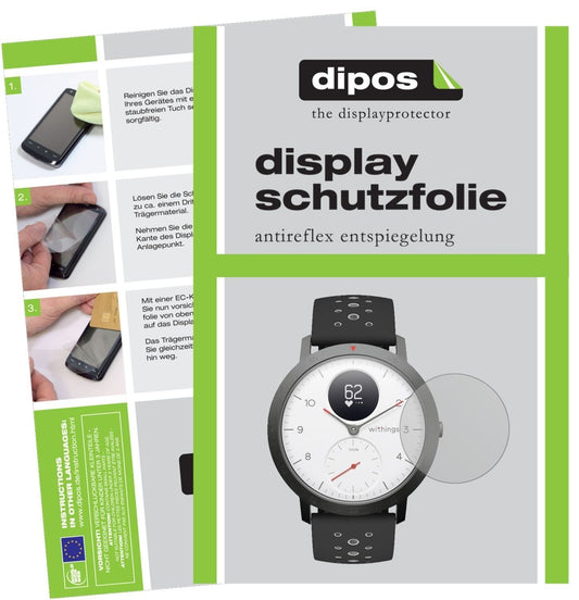 6x Schutzfolie matt für Withings Steel Hr Sport Di (1)