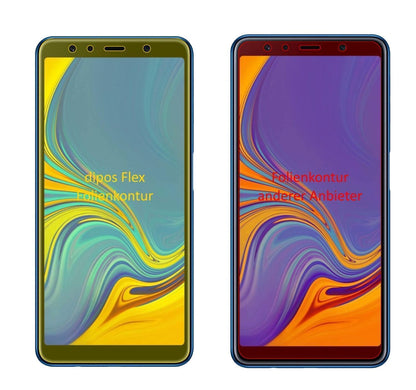 3x 3D Full Cover Schutzfolie für Samsung Galaxy A7 (2)