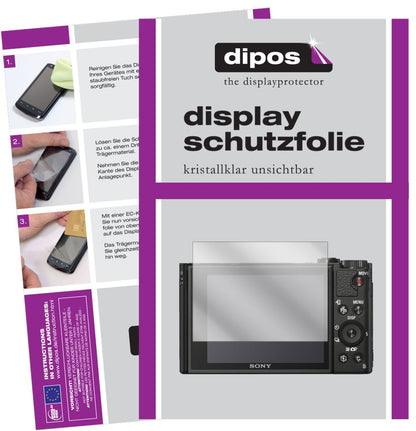 6x Schutzfolie klar für Sony DSC-HX95 Display-Schu (1)