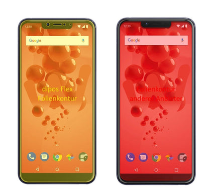 2x 3D Full Cover Schutzfolie für Wiko View2 Go (1)