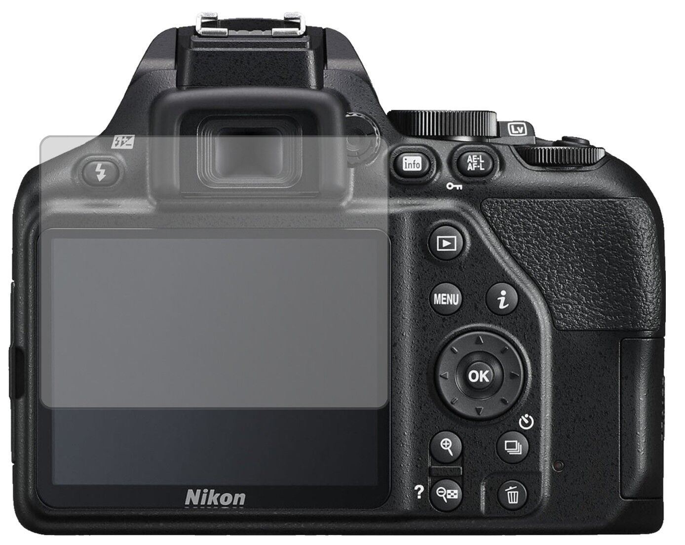5x Schutzfolie matt für Nikon D3500 Display-Schutz (1)