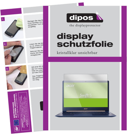 2x Schutzfolie klar für Acer Swift 5 SF514-52T Dis (1)