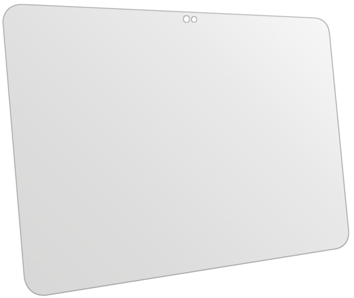 2x Schutzfolie matt für Rugged Tablet ID-SQ10.1 Di (3)