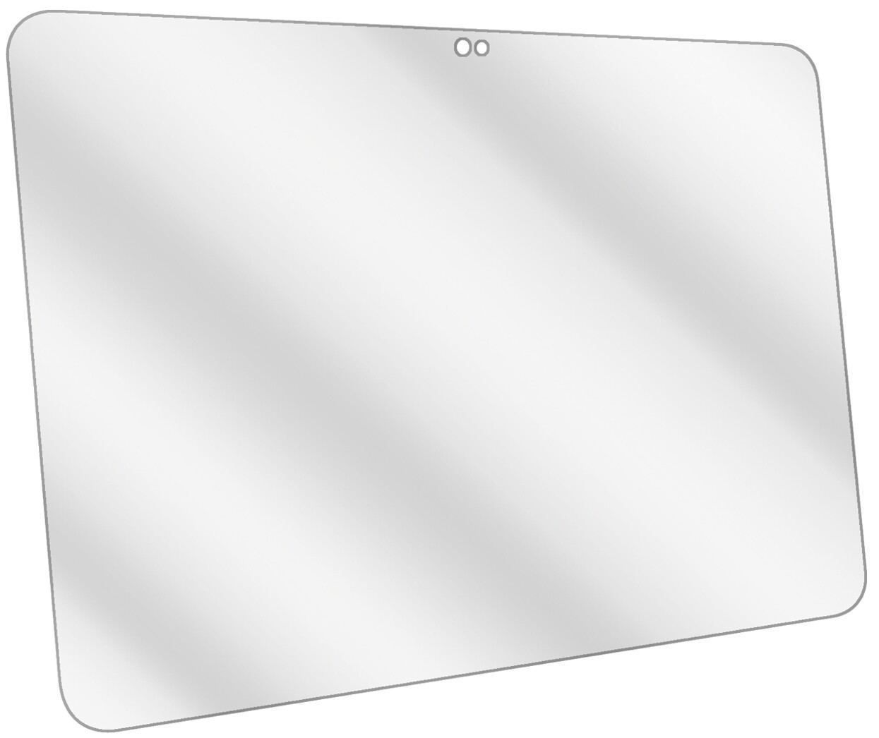 2x Schutzfolie klar für Rugged Tablet ID-SQ10.1 Di (3)