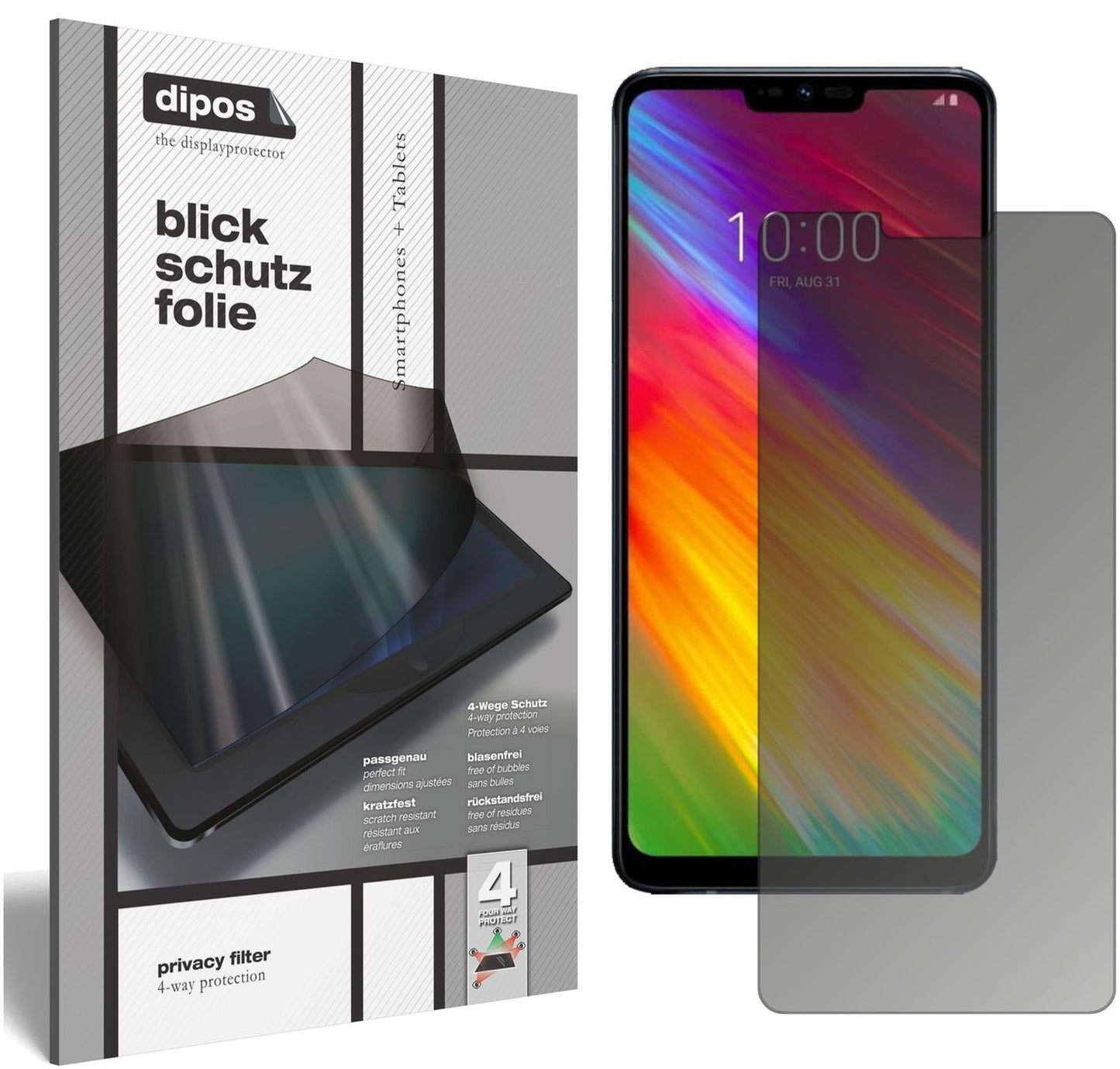 Blickschutzfolie für LG G7 One matt Schutzfolie Pr (1)