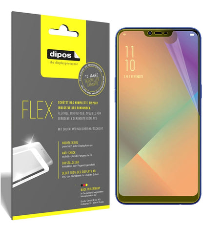 3x 3D Full Cover Schutzfolie für Oppo R15 Neo (1)