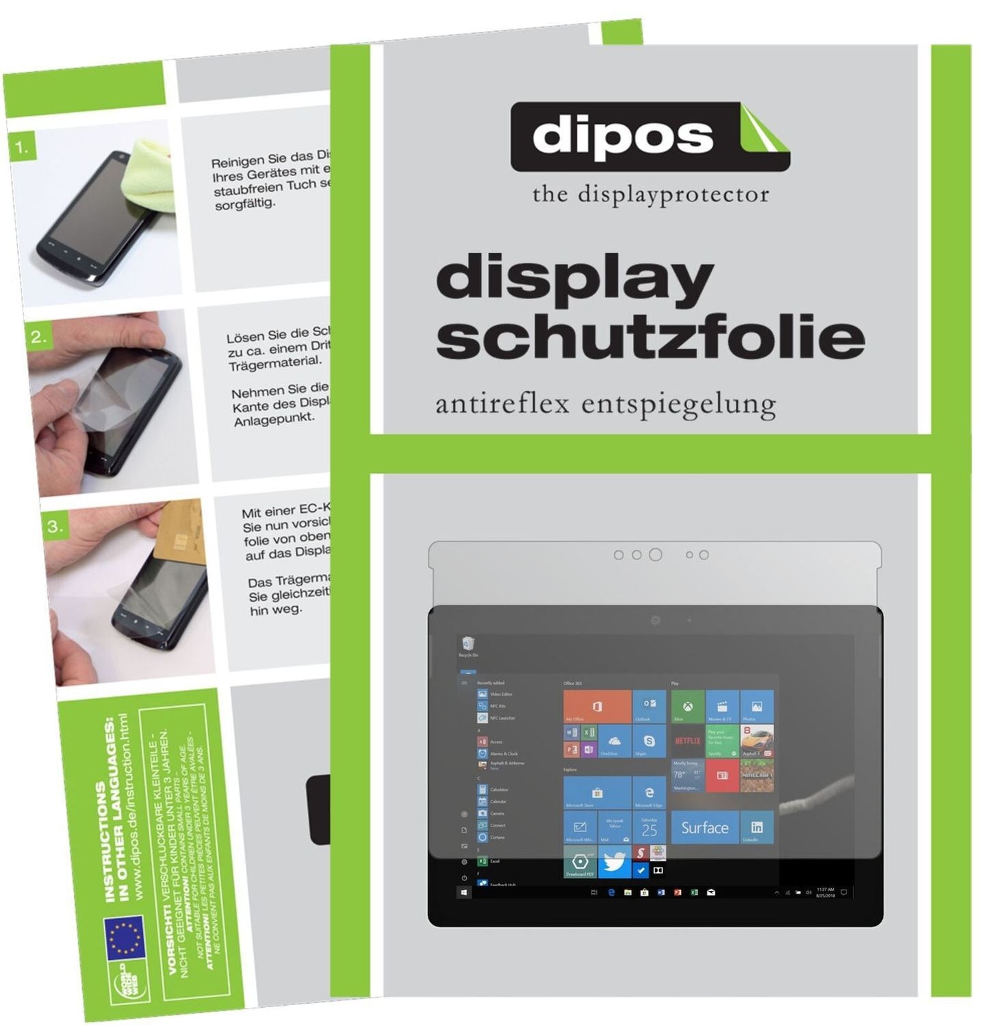 1x Schutzfolie matt für Microsoft Surface Go Displ (2)