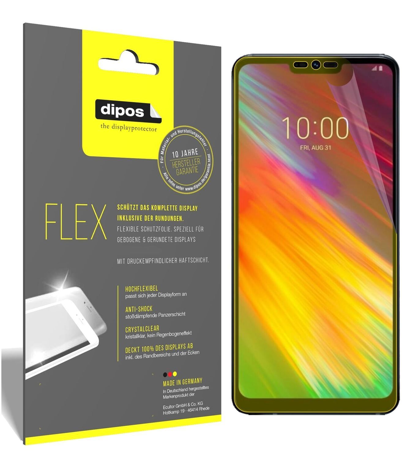 2x 3D Full Cover Schutzfolie für LG G7 Fit (2)