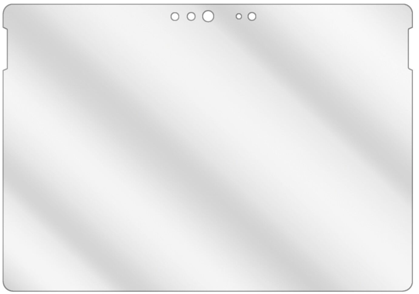 2x Schutzfolie klar für Microsoft Surface Go Displ (3)