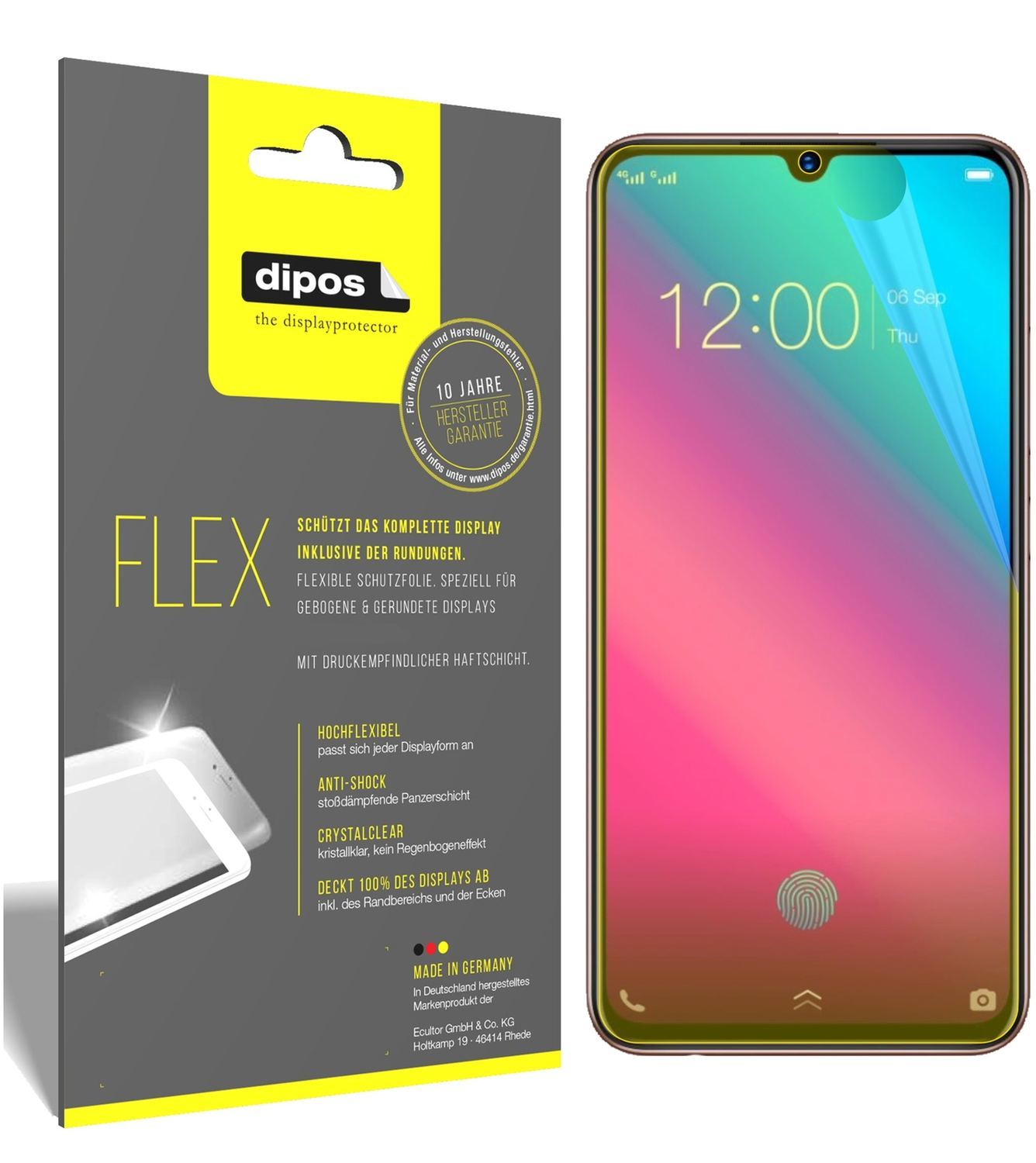 3x 3D Full Cover Schutzfolie für Vivo V11 Plus (1)