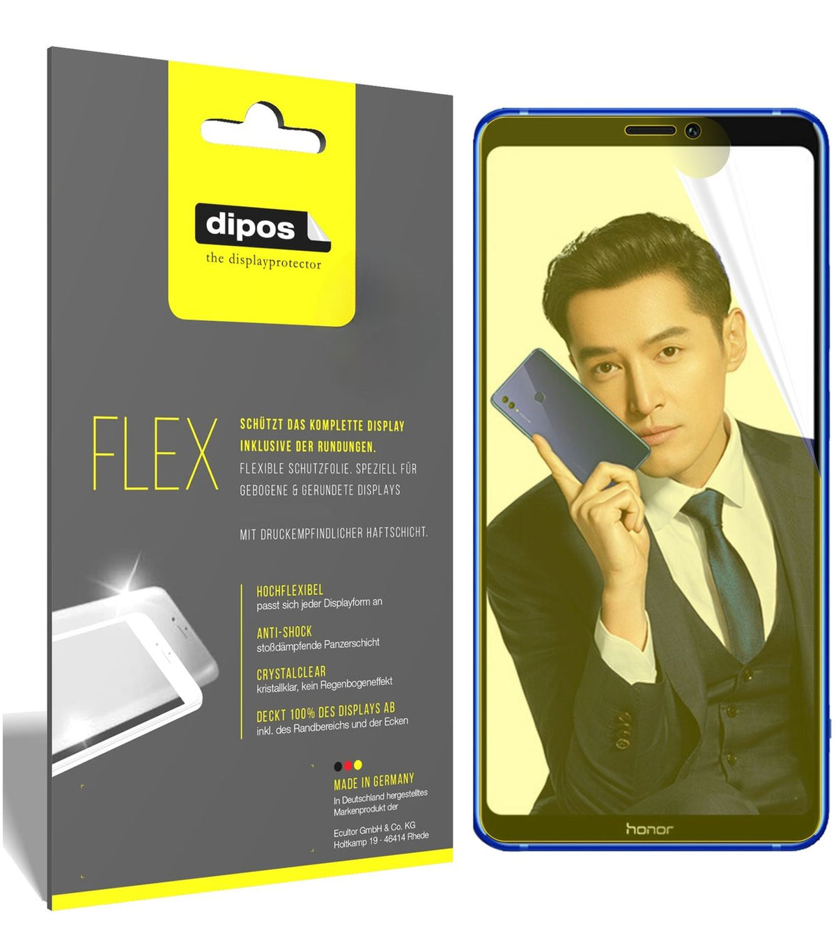 2x 3D Full Cover Schutzfolie für Honor Note 10 (2)