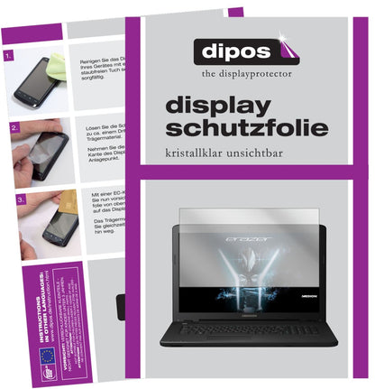 2x Schutzfolie klar für Medion Erazer P6689 Displa (1)