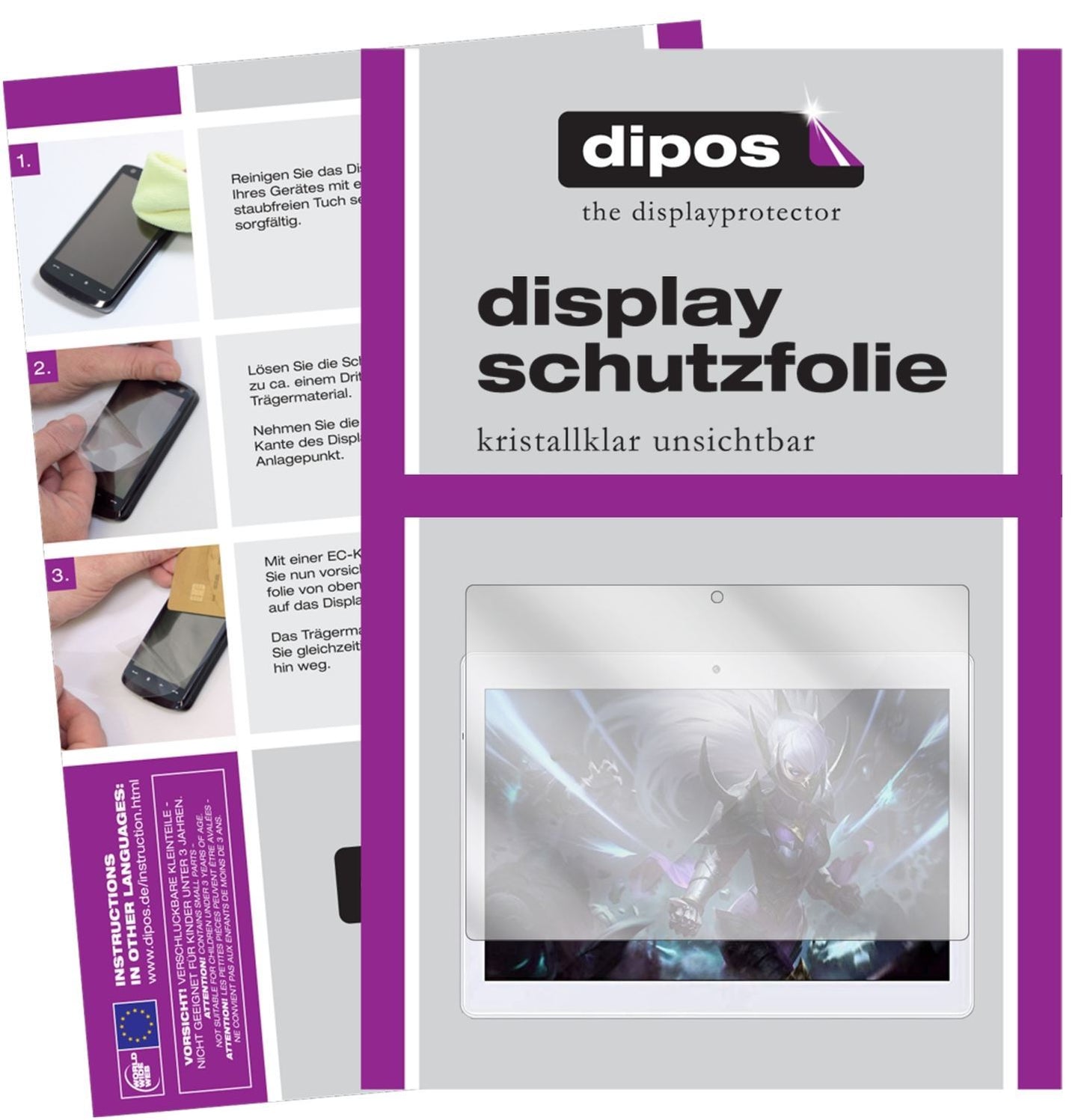 2x Schutzfolie klar für ALLDOCUBE M5 Phablet Displ (1)