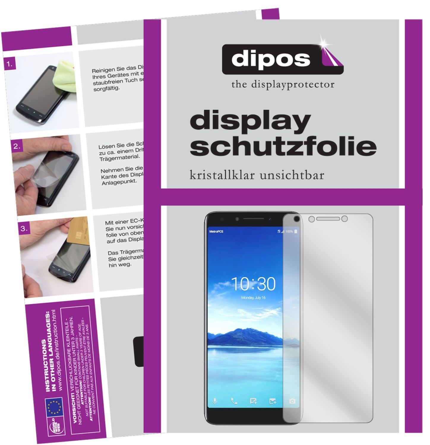 6x Schutzfolie klar für Alcatel 7 Display-Schutzfo (1)