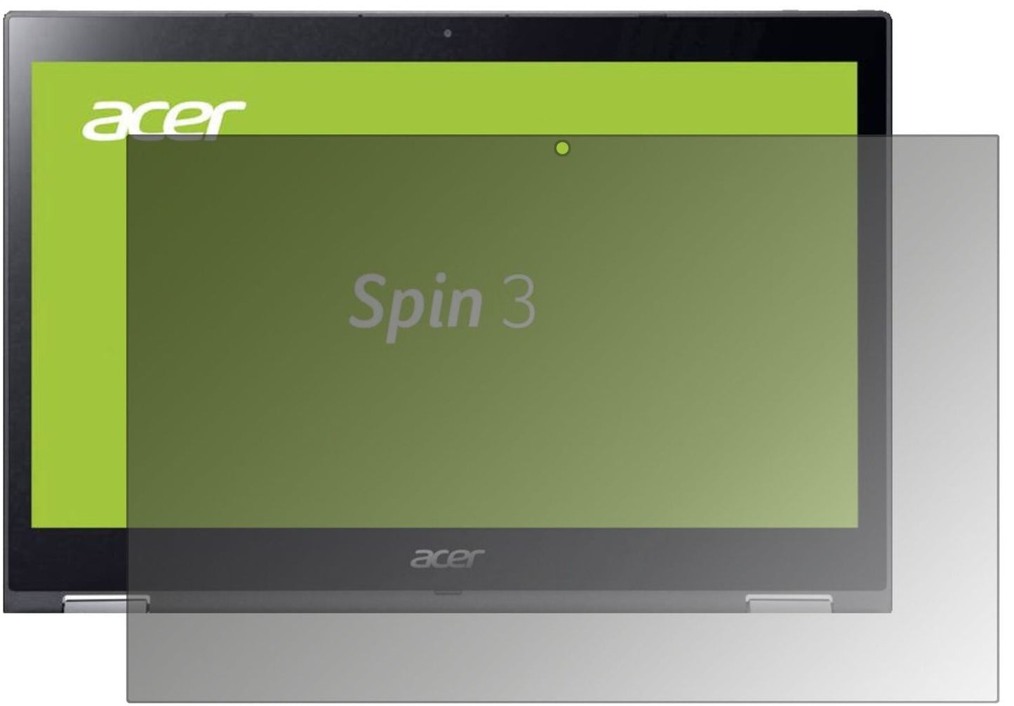 Blickschutzfolie für Acer Spin 3 SP314-51-34CD mat (2)