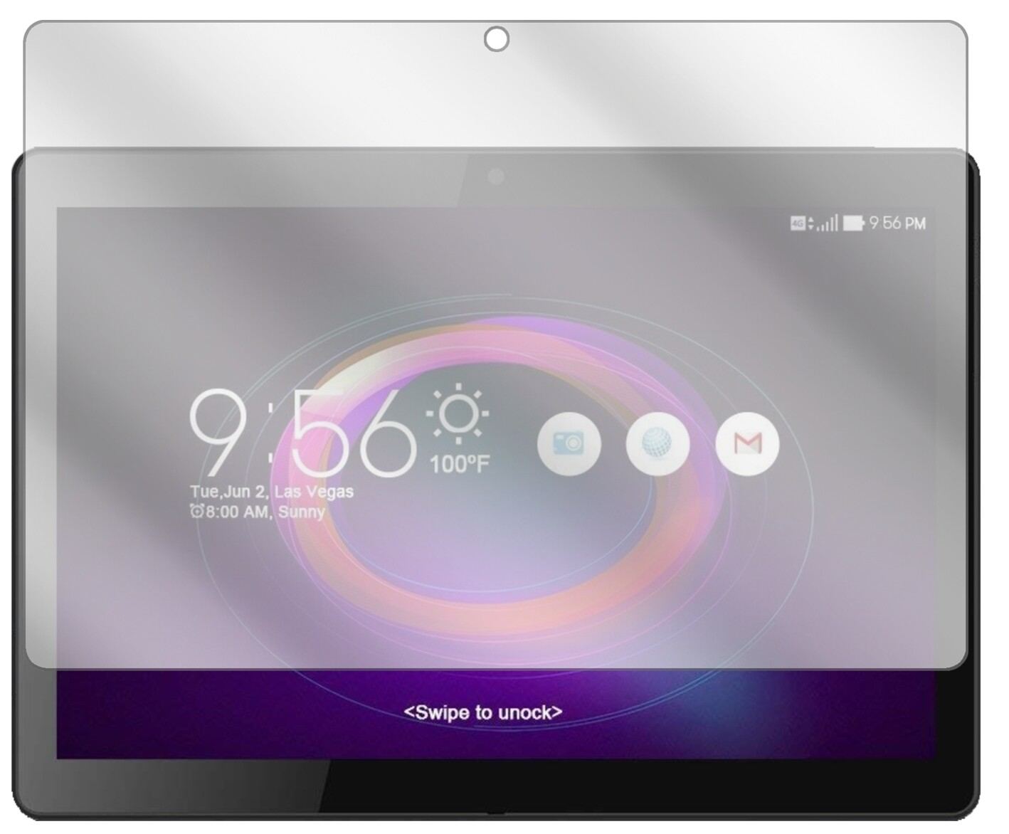 2x Schutzfolie klar für Beneve Tablet PC 10.1 Zoll (2)