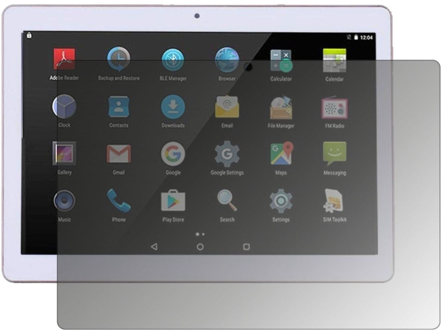 Blickschutzfolie für Sannuo 10.1 Zoll 3G Tab matt  (2)