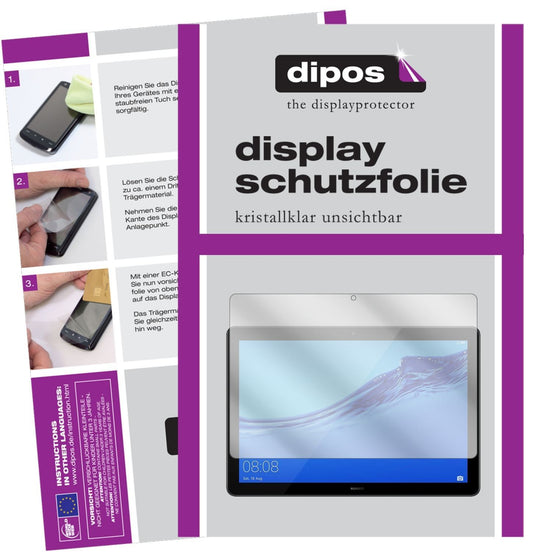 2x Schutzfolie klar für Huawei MediaPad T5 Display (1)
