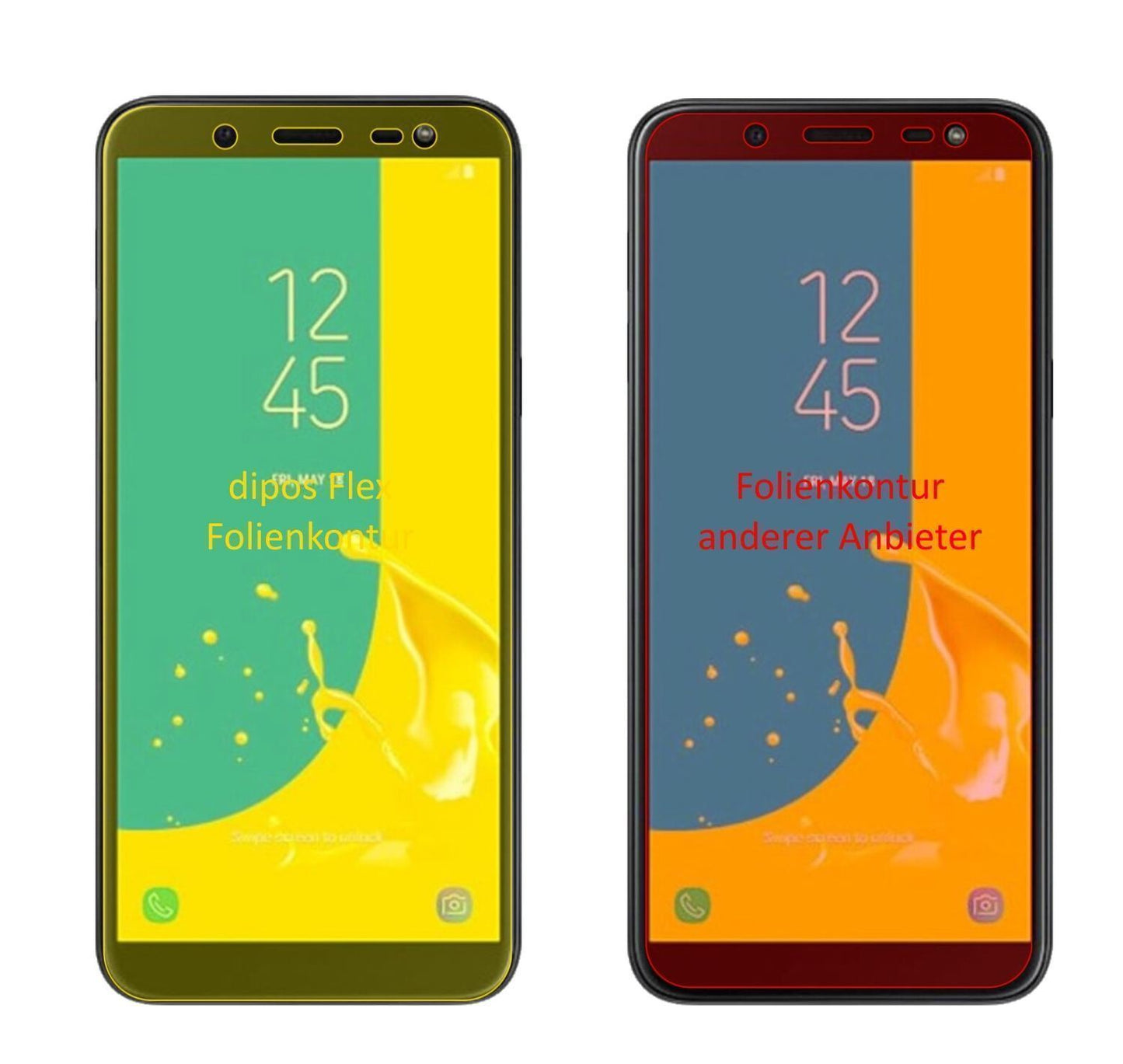 3x 3D Full Cover Schutzfolie für Samsung Galaxy J6 (2)