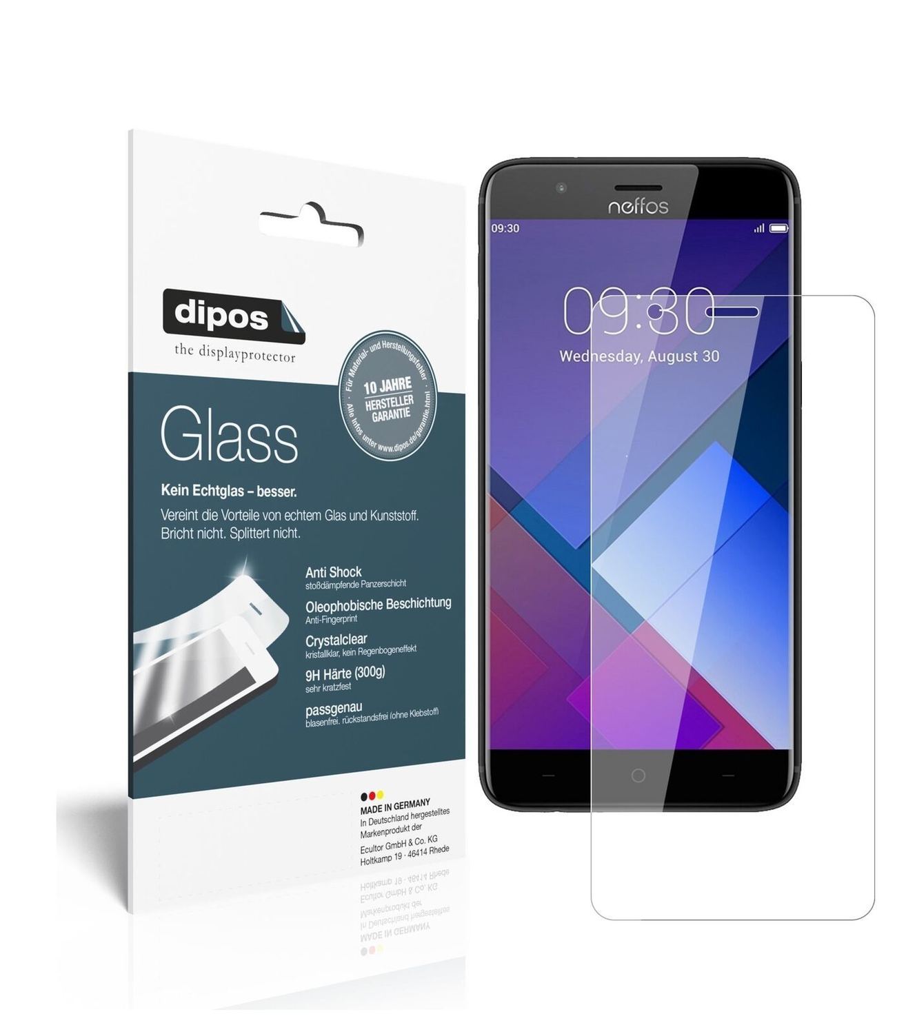 1x 9H Schutzfolie für TP-Link Neffos P1 Panzerfoli (2)