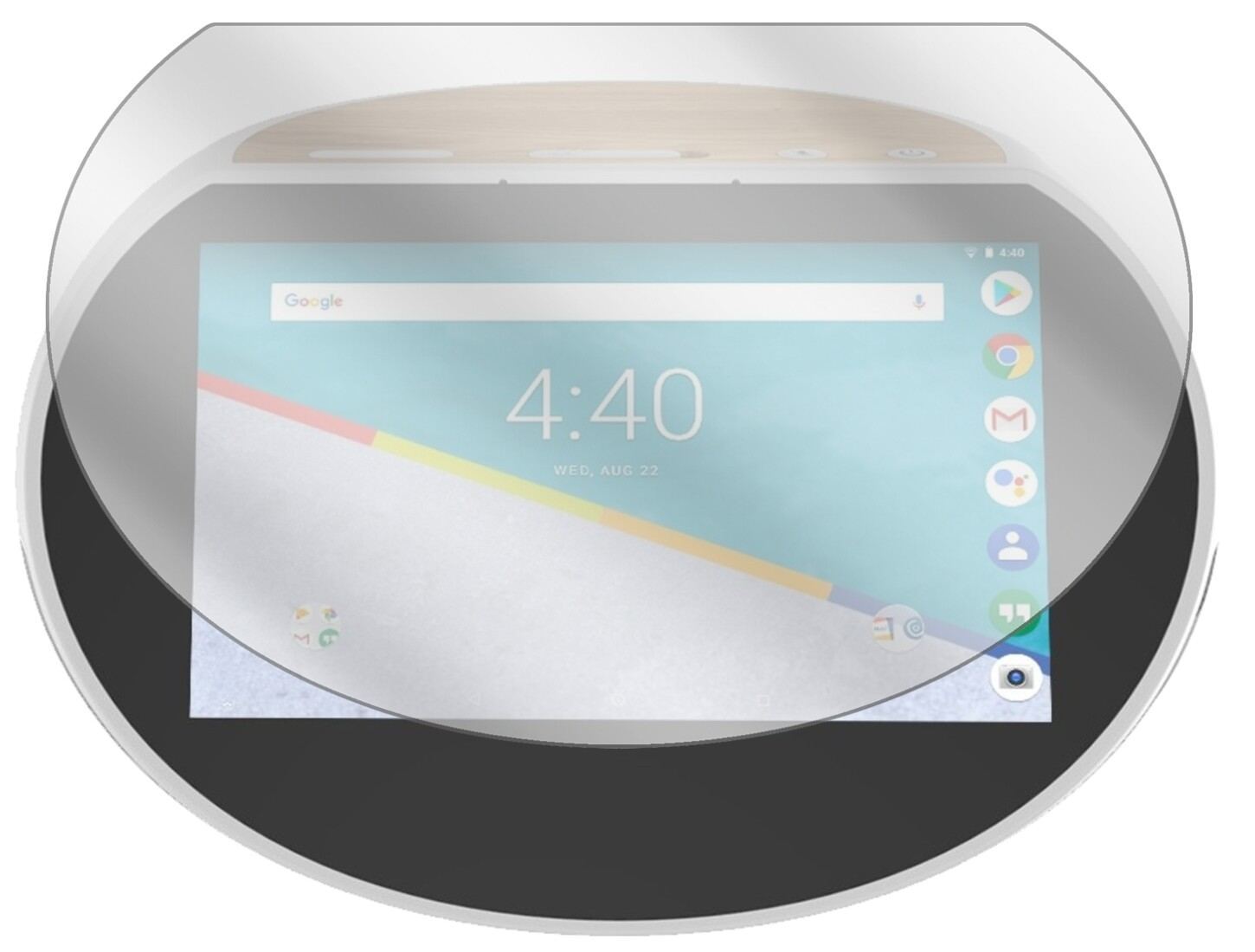 2x Schutzfolie klar für Archos Hello 5 Display-Sch (2)