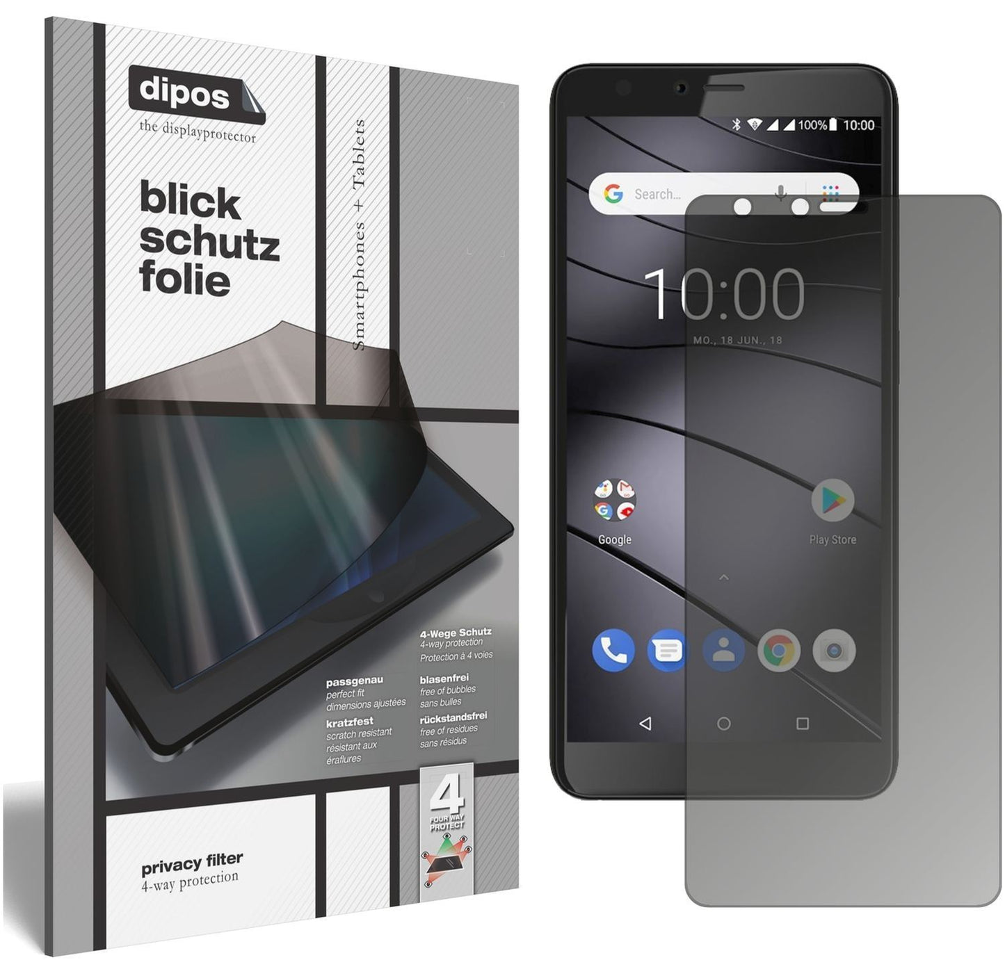 Blickschutzfolie für Gigaset GS100 matt Schutzfoli (1)