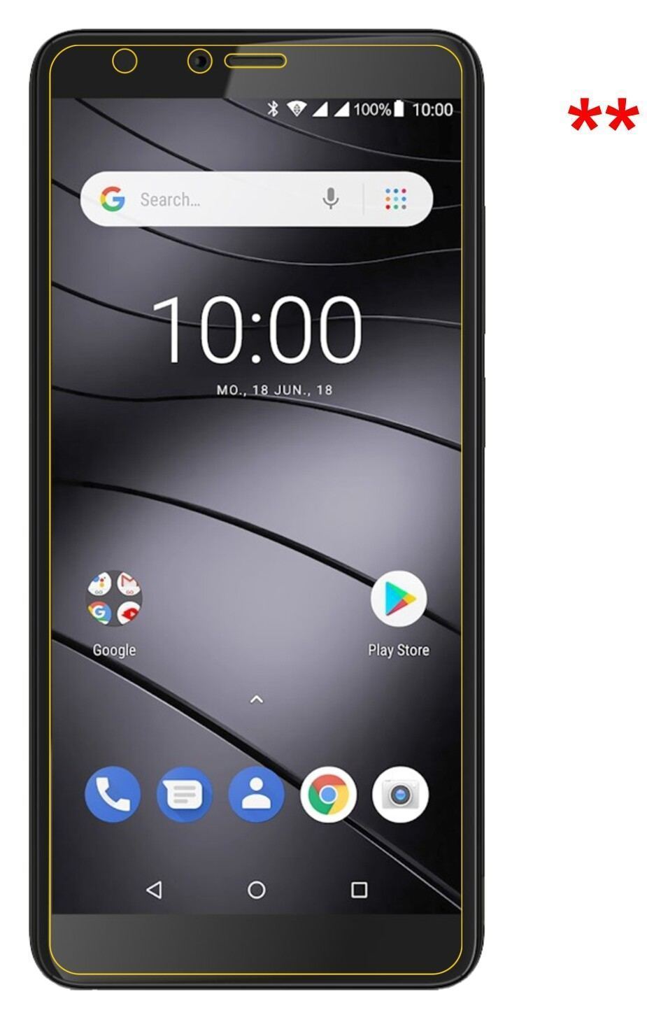 Blickschutzfolie für Gigaset GS100 matt Schutzfoli (5)